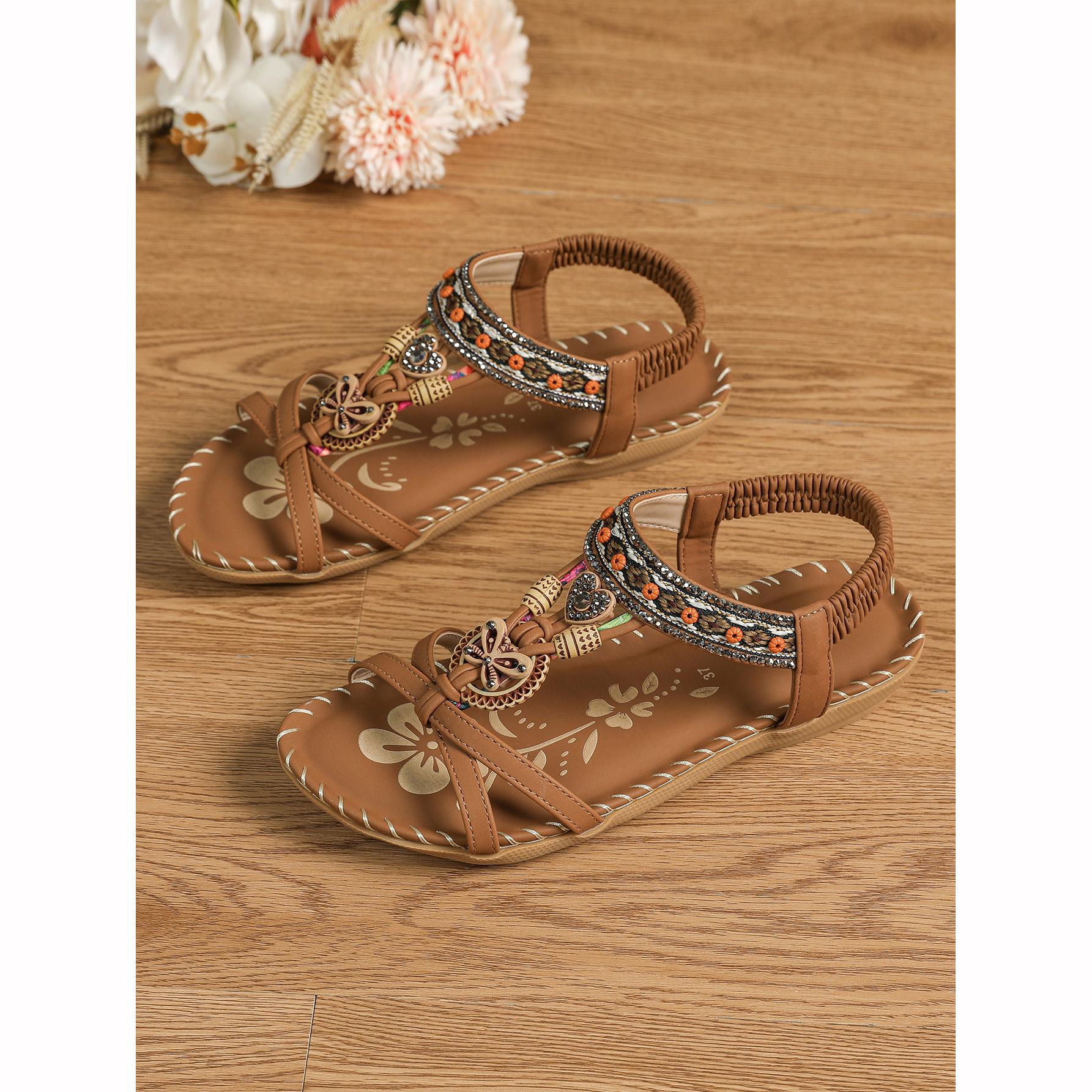 Sandalen Damenschuhe Sommer Casual Walking Schuhe Party Sandalen Frau Strand Damenschuhe Outdoor Damen Sandale Damen Schuhe 40EU/CN41