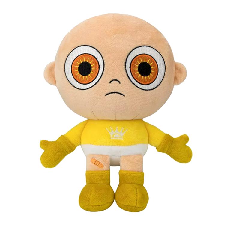 26 cm großes Baby in Gelb – Plüschtier, Kawaii-Baby, weiche Stoffpuppe, Spielplüschtier, Kinderspielzeug, Babygeburtstagsgeschenk