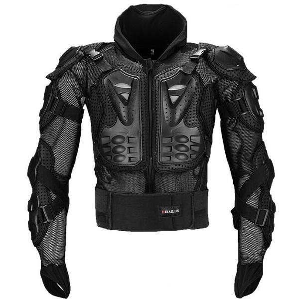 Atmungsaktiver Komfort-Motorrad-Rüstungsanzug, Racing-Schutz-Rückenjacke, Motorrad-Rückenprotektor für Erwachsene XL schwarz
