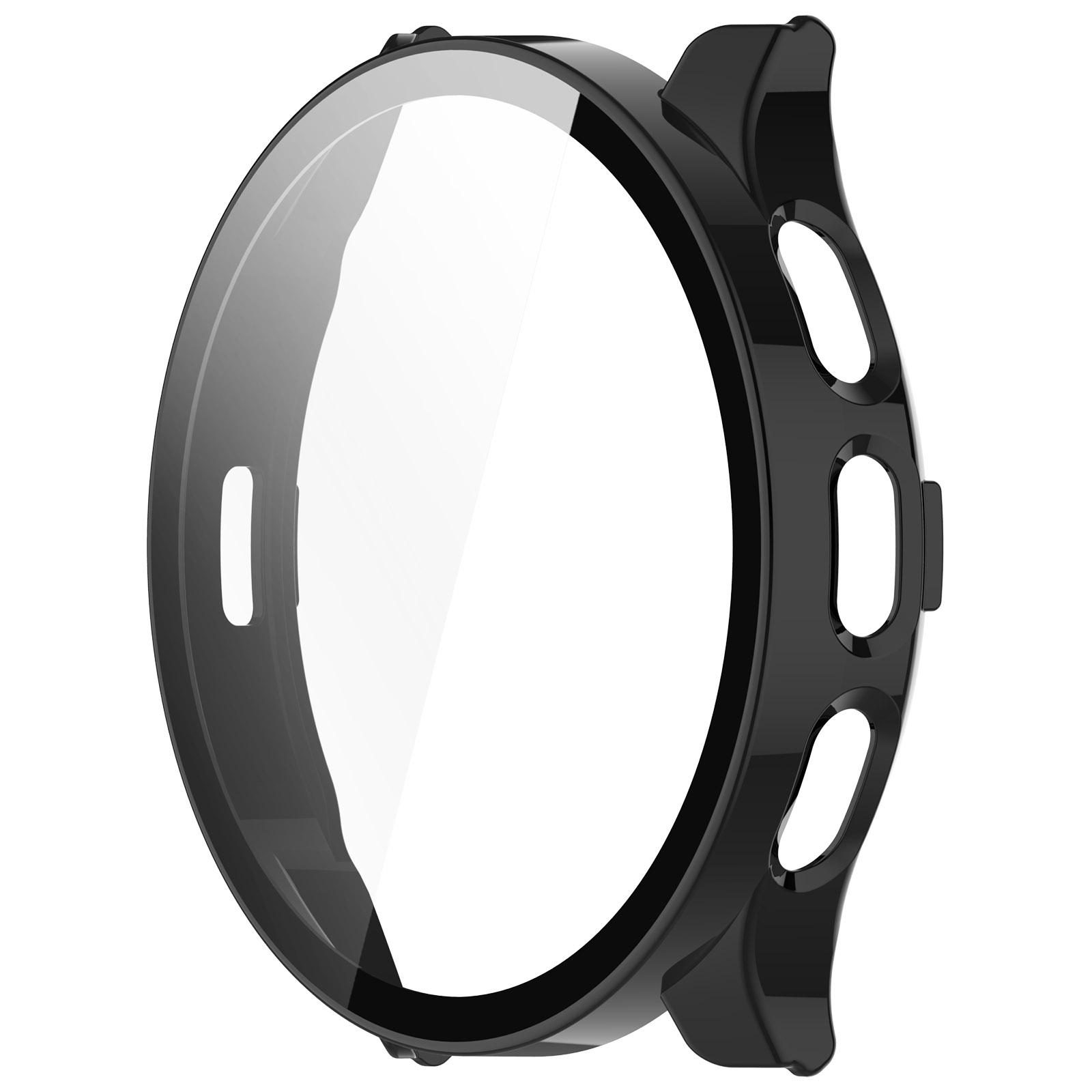 Vollständige Schutzglas-Hülle für Garmin Venu 3 Venu3S Smartwatch Bildschirmschutzhüllen Abdeckungsschale + gehärteter Glasfilm 2 in 1 For Garmin Venu 3 schwarz