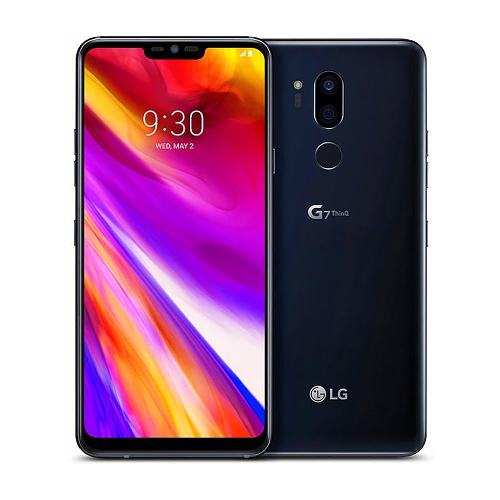 Generalüberholt Original LG G7 ThinQ G710N G710VM G710ULM 4G 4GB RAM 64GB ROM Mobiltelefon Smartphone Mit Einzel- 1/2 SIM G710N Simple Set schwarz