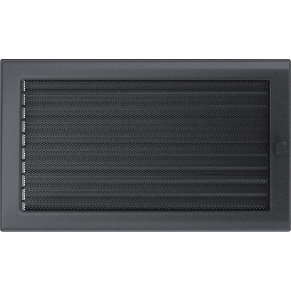 Lüftungsabdeckung 22x37 Graphit mit Jalousien davys graue