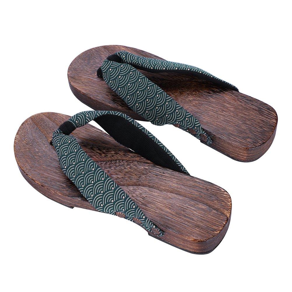 Paulownia Geta Sandalen mit Dick Perfekt für Setta Sommer Bon Eingang Zehensteg Feuerwerk Heißer Drache Größe 27cm Herren Japanischer Stil Riemen, Sohlen,