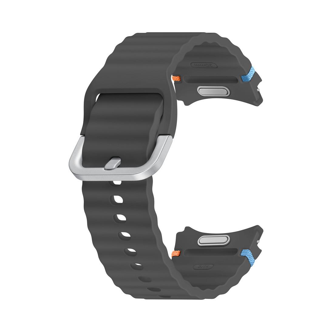 Original Samsung Galaxy Watch 4 4 Classic 5 5 Pro 6 6 Classic 7 Sport Armband S/M M/L Samsung Smartwatch Armbänder S/M M/L M/L dunkelgrau