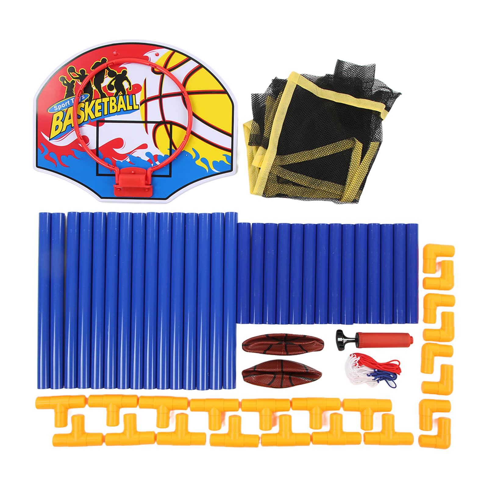 Basketballkorb-Set für Kinder, abnehmbar, höhenverstellbar, zur Verbesserung der Feinmotorik, Basketball-Spielset