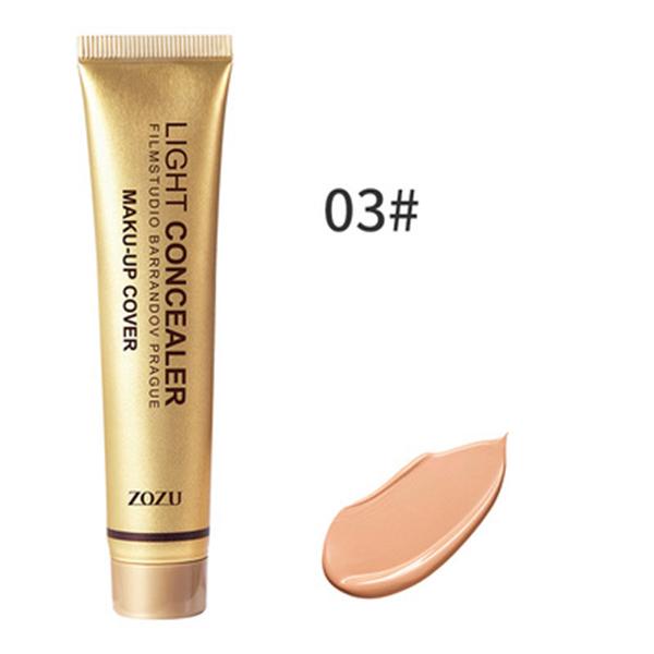 Lichtempfindlicher Reparatur-Concealer, feuchtigkeitsspendend, kleine goldene Tube, Aufhellung des Hauttons, natürliches Nude-Make-up, Make-up-Grundierung, Isolationscreme 03#