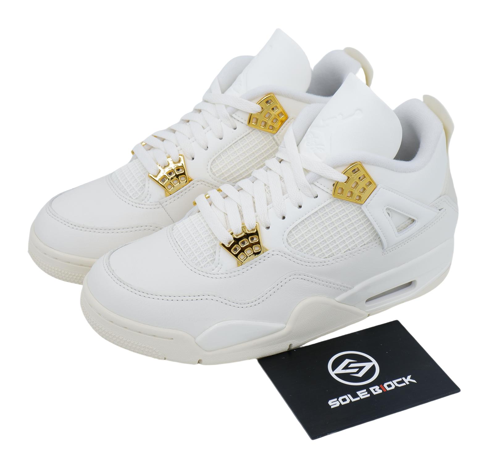 Air Jordan 4 Metallic Gold Jordan 4 AJ4 Metallic Gold AQ9129-170 39 white