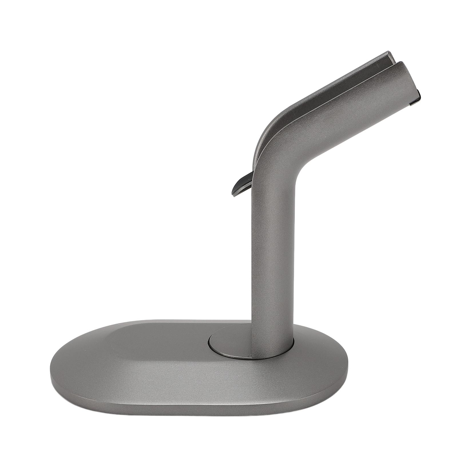 Haartrockner Desktop-Ständer Metall Stabil Rutschfest Platzsparend Desktop-Aufbewahrungsregal für Airstrait silber grau