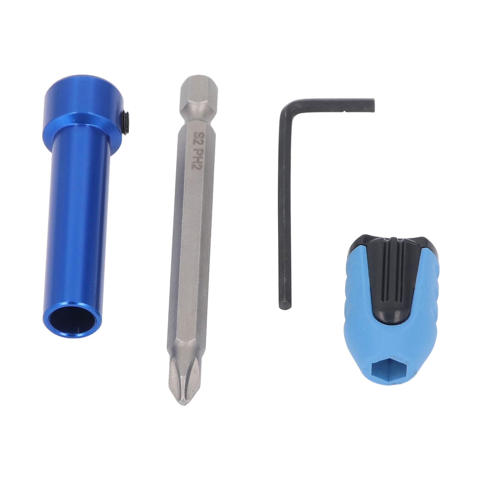 Magnetische Schraubenhalterringe 3 in 1 Bit-Verlängerung mit Stopper Sicherheits-Schraubwerkzeug-Set Elektrowerkzeug