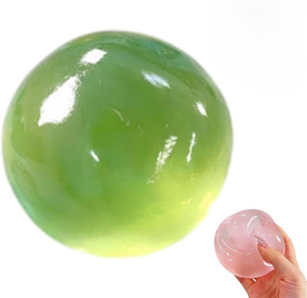 Squishy Spielzeug Kokosöl Stress Squishy Ball, Formbar Langsam Rückprallend, Angstlinderndes Spielzeug, Weiches Flexibles Sensorisches Fidget Spielzeug, Mello green