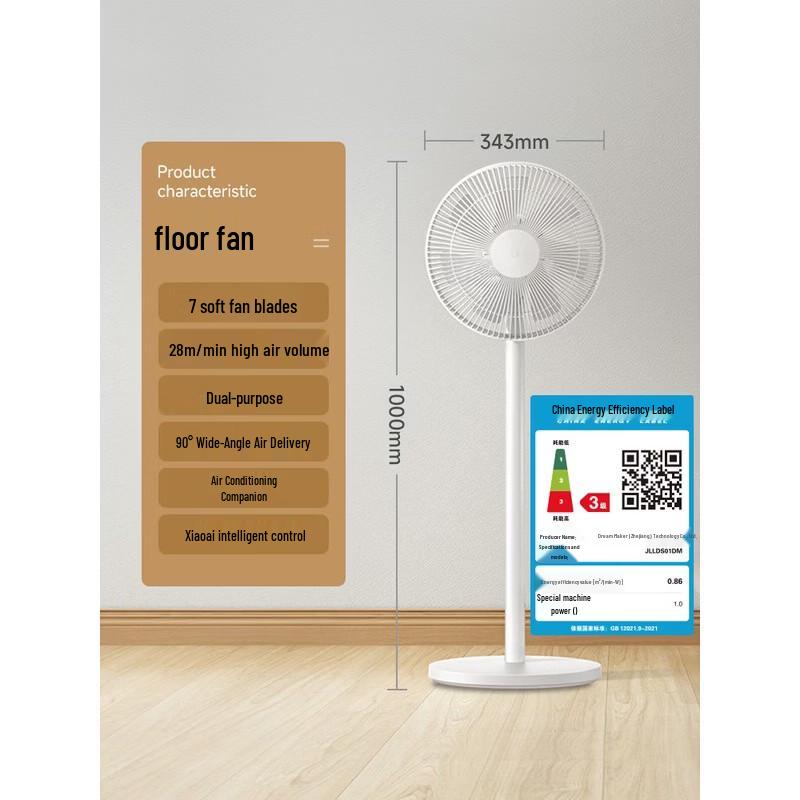 Xiaomi Mijia Smarter Standventilator mit 7 Flügeln