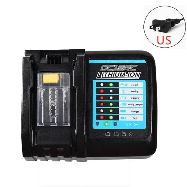 Dc18rc Für Makita Ladegerät Für Makita 18v 14,4 v Batterie Ladegerät Bl1830 Bl1850 Bl1860 Bl1430 Bl1440 Bl1815 3a dc18ra Dc18rd Dc18rt