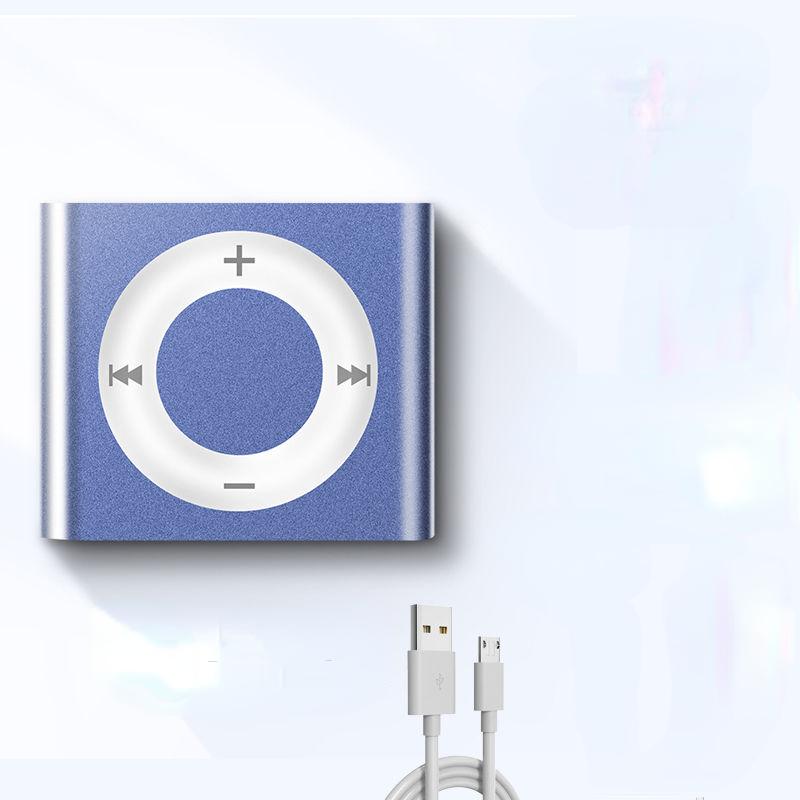 Tragbarer und ultradünner Sport-MP3-Player mit Metallgehäuse, geeignet zum Laufen und Joggen MP3+16GB Card