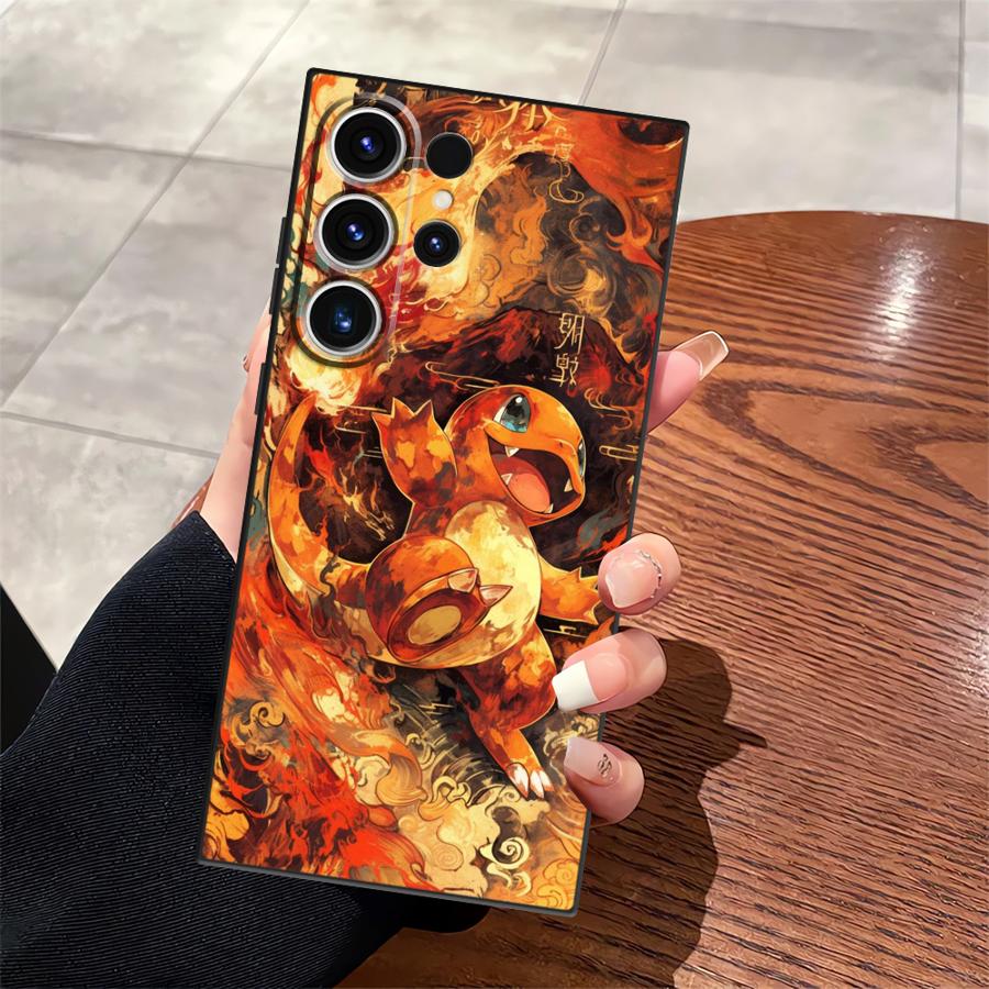 Süßes Pikachu Pokemon Hülle Handyhülle für Samsung Galaxy S26 S25 Ultra S20 Note 20 Ultra 8 9 10 S21 FE S10 S9 S23 S24 Plus Galaxy S23 Ultra
