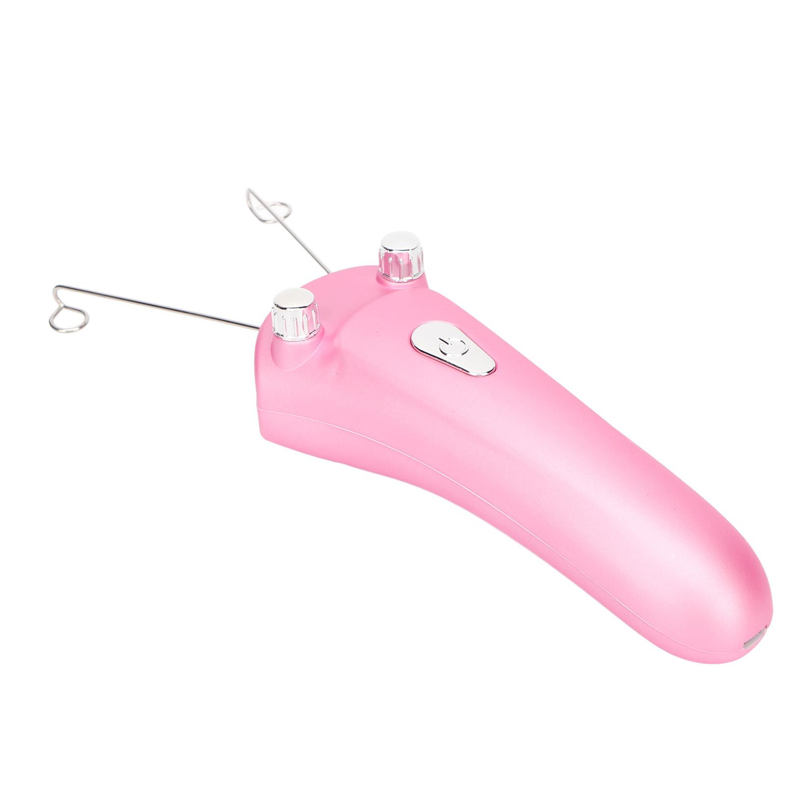 Elektrischer Gesichts-Fadenentferner Epilierer LED USB Wiederaufladbar Kabellos Automatischer Baumwollfaden