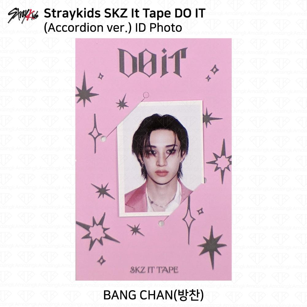 Stray Kids SKZ It Tape DO IT Akkordeon-Version. Offizielle Fotokarte Bangchan ID Photo