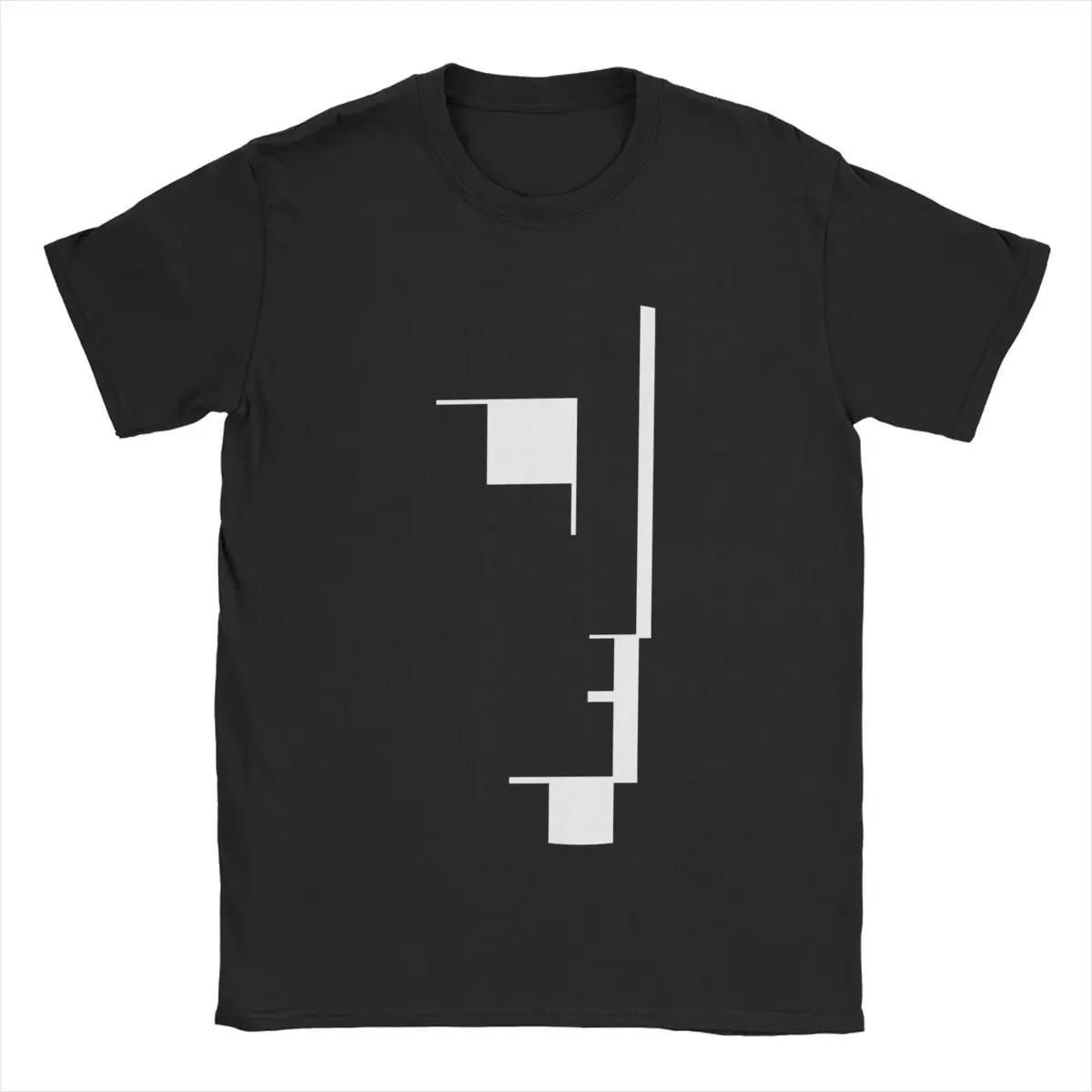 Herren T-Shirts Bauhaus Lustige Baumwoll-Tees Kurzarm T-Shirt Rundhals Kleidung Sommer#Farbe L schwarz