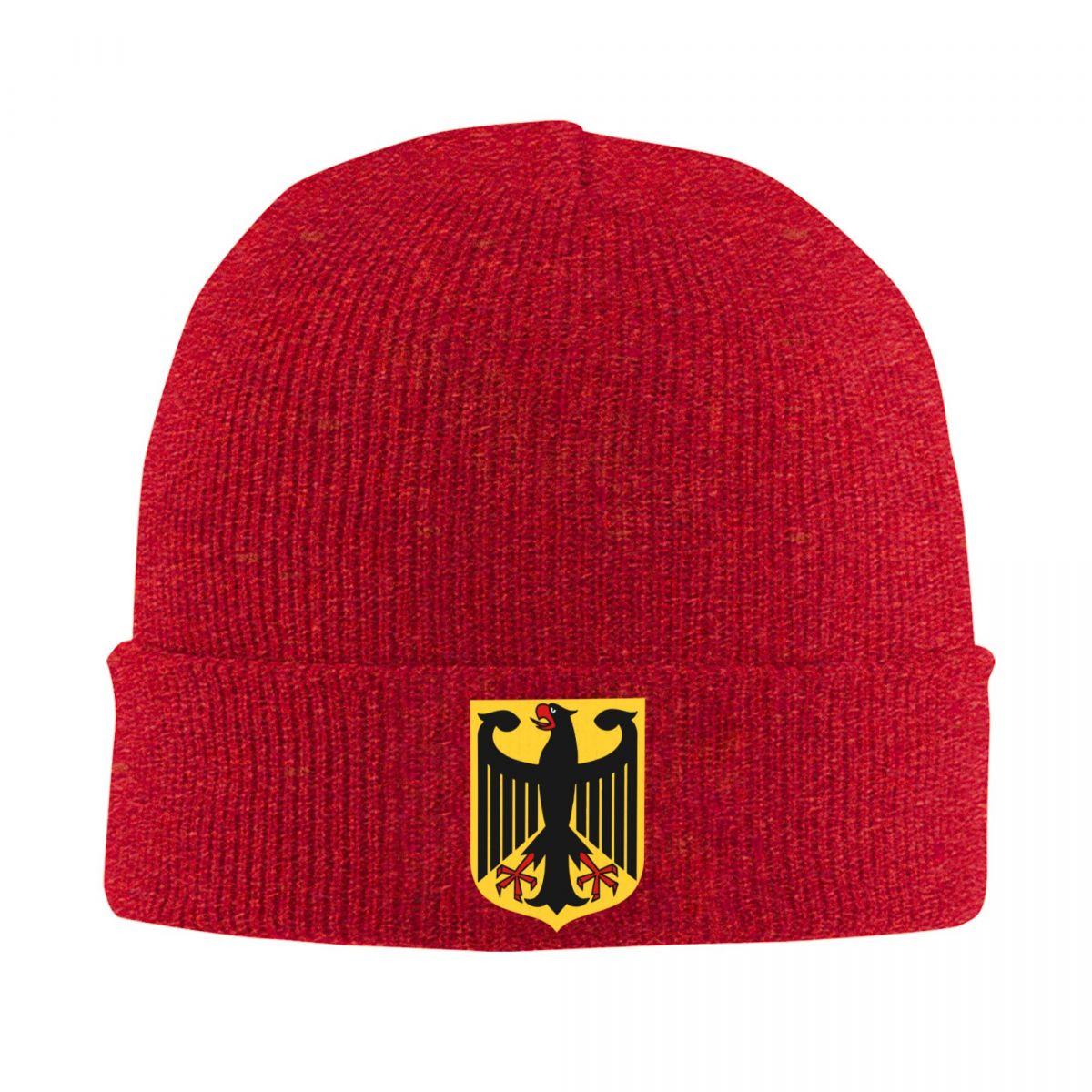Deutschland Deutschland Hüte Herbst Winter Mützen Mode Adler Wappen Kappe Männer Frauen Strickmütze One Size