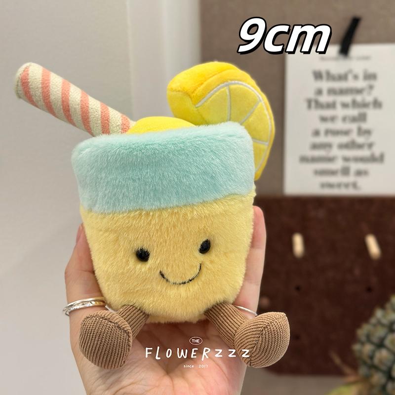JELLYCAT Limonade Kokosnuss Plüschtiere Sehr Weich Palme Rote Koralle Plüschtier Cartoon-Puppe Heimdeko Weihnachtsgeschenke Mädchen