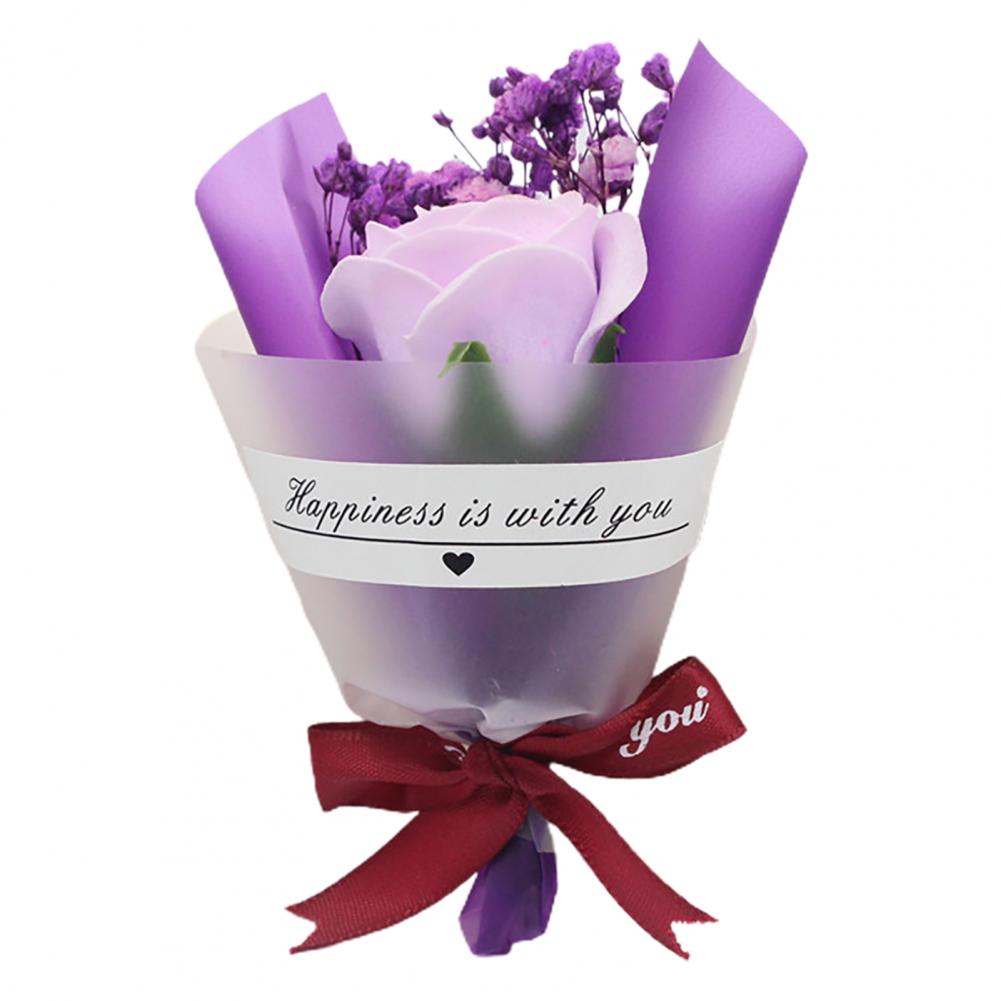 Mini-Blumenstrauß aus getrockneten Blumen, künstliche Seifenblume, DIY-Dekoration, Partyzubehör, künstliche Blumen, Hochzeitsgeschenk für Gäste