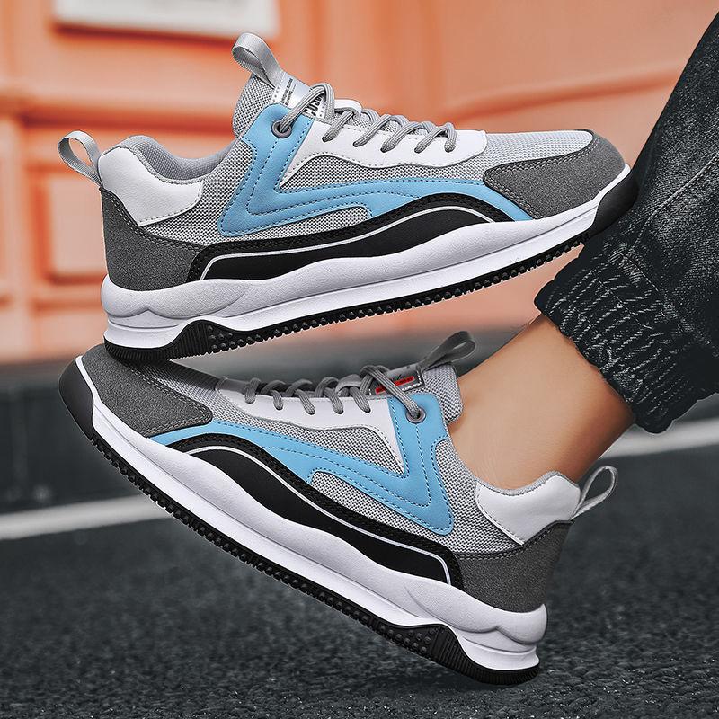 Neue Herrenschuhe Mesh Atmungsaktive Bequeme Herren Sneakers Koreanischer Stil Modische All-Match-Casual Herrenschuhe Trendy Student Laufschuhe 44