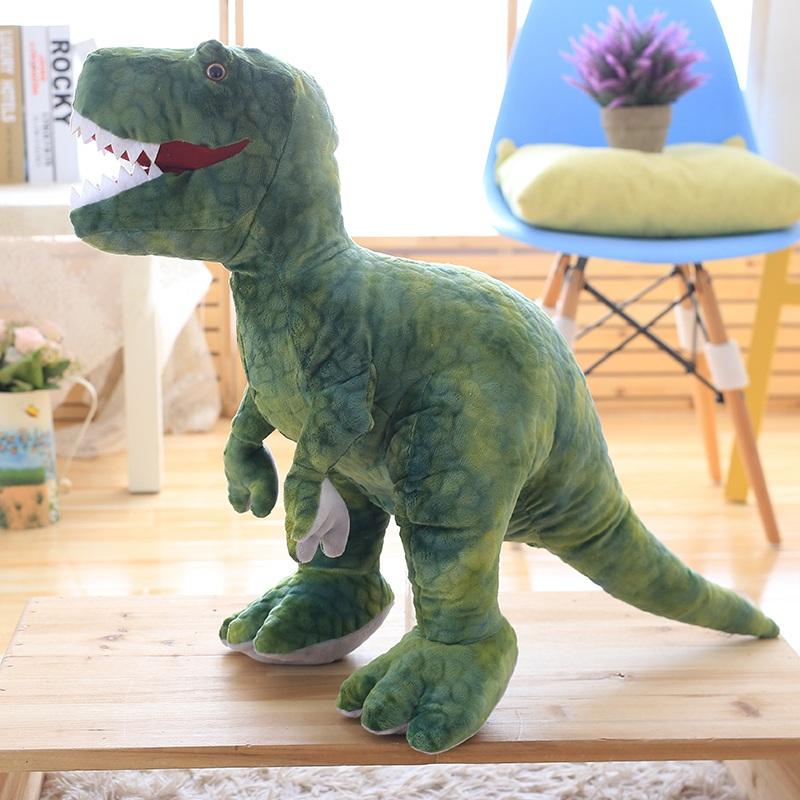 50 cm-80 cm süße Simulation Dinosaurier Plüsch Spielzeug Kuscheltiere Plüsch Dinosaurier Kissen Tyrannosaurus Rex Puppen Jungen Mädchen Geschenke 60cm