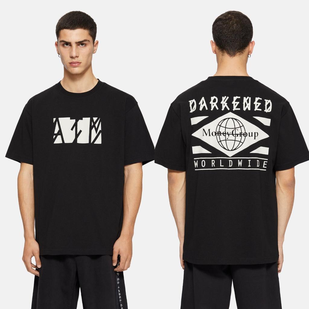 Herren T-Shirt 44 LABEL GROUP Grafik T-Shirt Herren Damen Oversized Y2k Unisex Kurze Ärmel Hohe Qualität Streetwear Harajuku T-Shirts Damen Herren Kleidung L blau