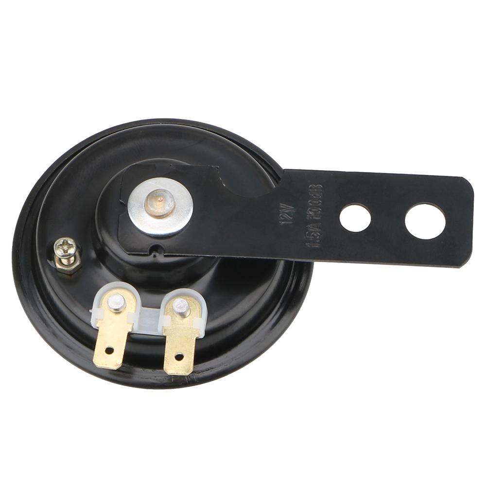 105db 12V Motorrad Hupe Auto Laute Pfeife Horn Elektrische Warnung Maschine Kit Motorrad Bike Moto Auto Zubehör schwarz