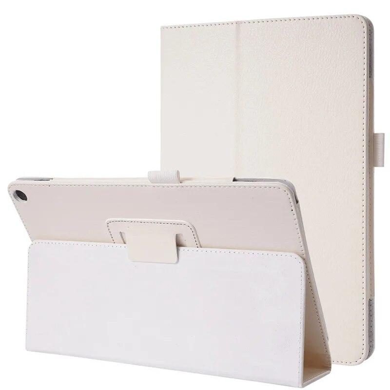 Für Fire HD 10 Hülle 2021 11. Generation 10,1 Zoll Tablet Coque Flip PU Stand Shell Fire HD10 HD 10 Plus Cover 2021 Fire HD 10 2019 10.1 weiß