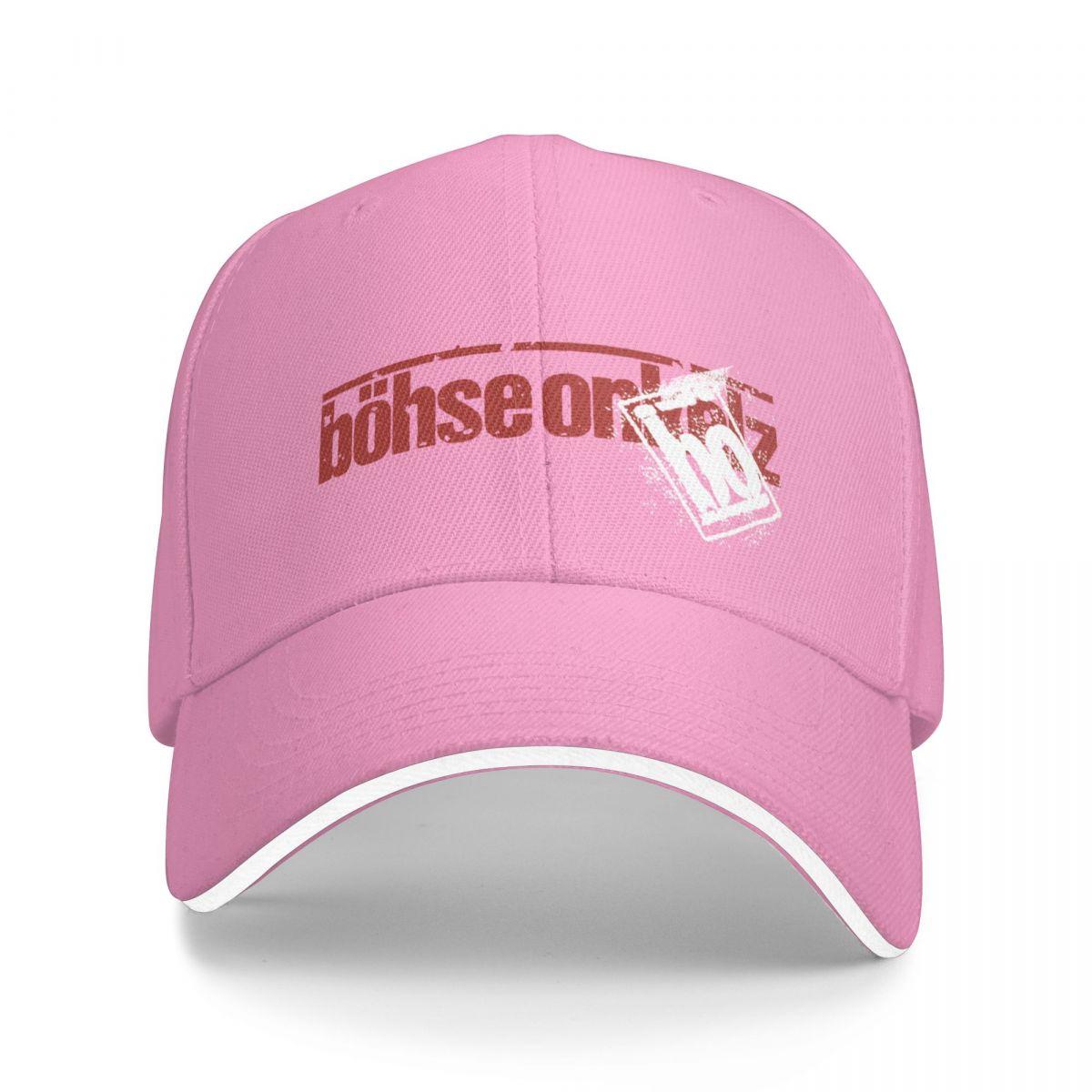 B?hse Onkelz Heilige Lieder Baseball Cap Bommelmütze Weihnachtsmützen Hut Luxusmarke Hut Mädchen Herren rosa