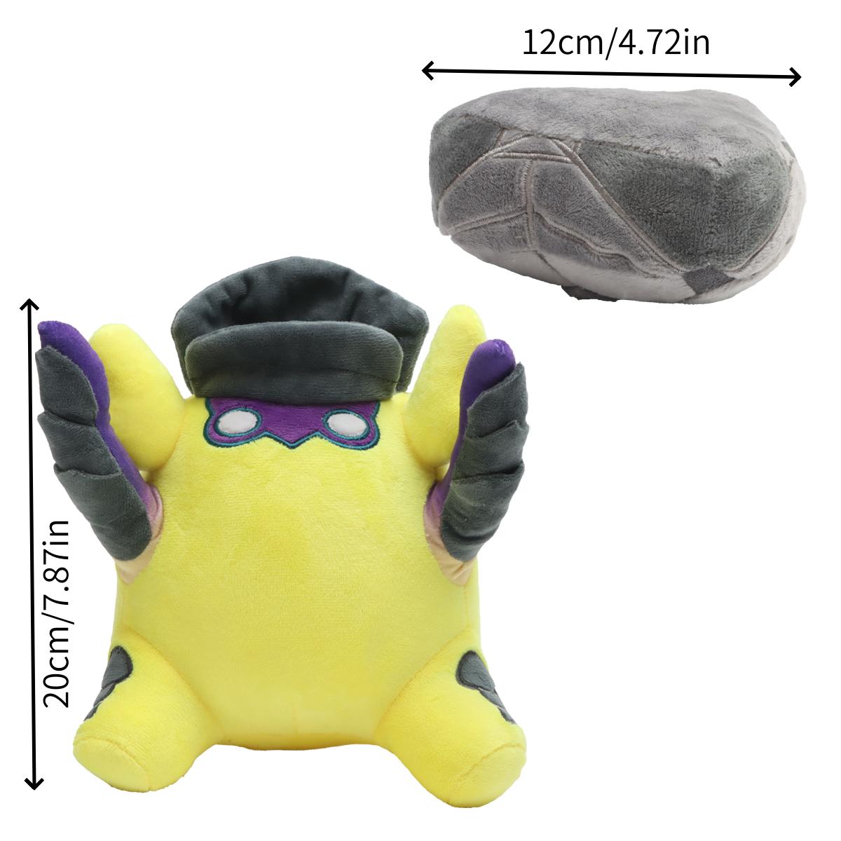 20cm Valorant Wingman Spike Plüschfigur VALORANT Aktivitäts-Peripheriepuppen Wingman Spike mit Stein Kinder Geburtstagsgeschenke Weihnachtsgeschenke Heimdekoration 20cm gelb