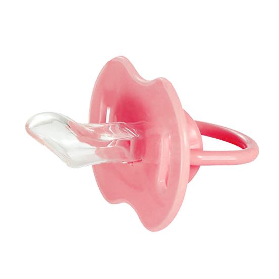 Kleinkind Baby Sicherheit Silikon Schnuller Schnuller Zahnen Schnuller Schlaf Daumen Nippel Thumb* rosa