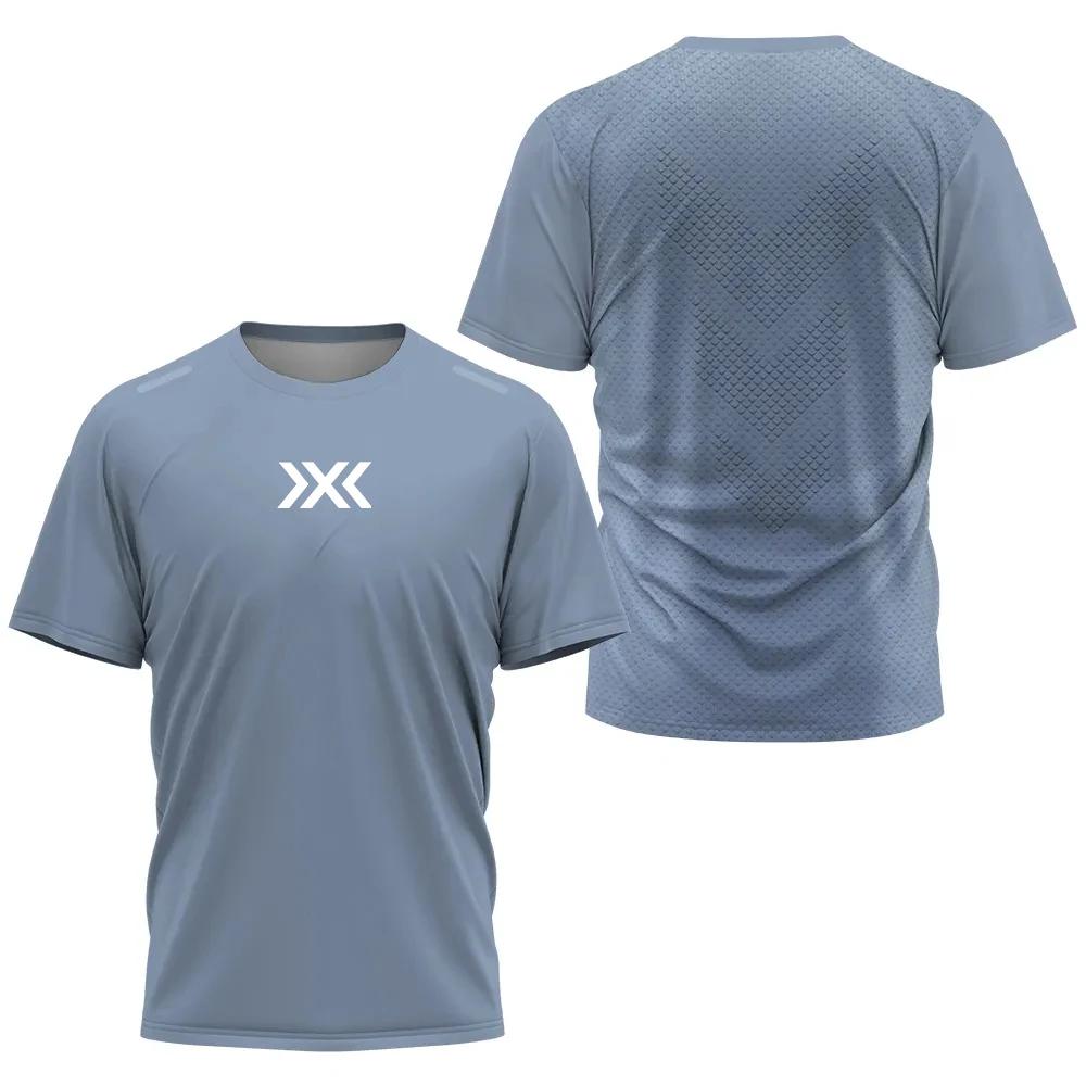 Schnelltrocknendes Herren-Lauf-T-Shirt, Fitness-Sport-Top, Trainingsshirt, Outdoor-Sport, atmungsaktives Jogging-Grafik-T-Shirt für Herren L