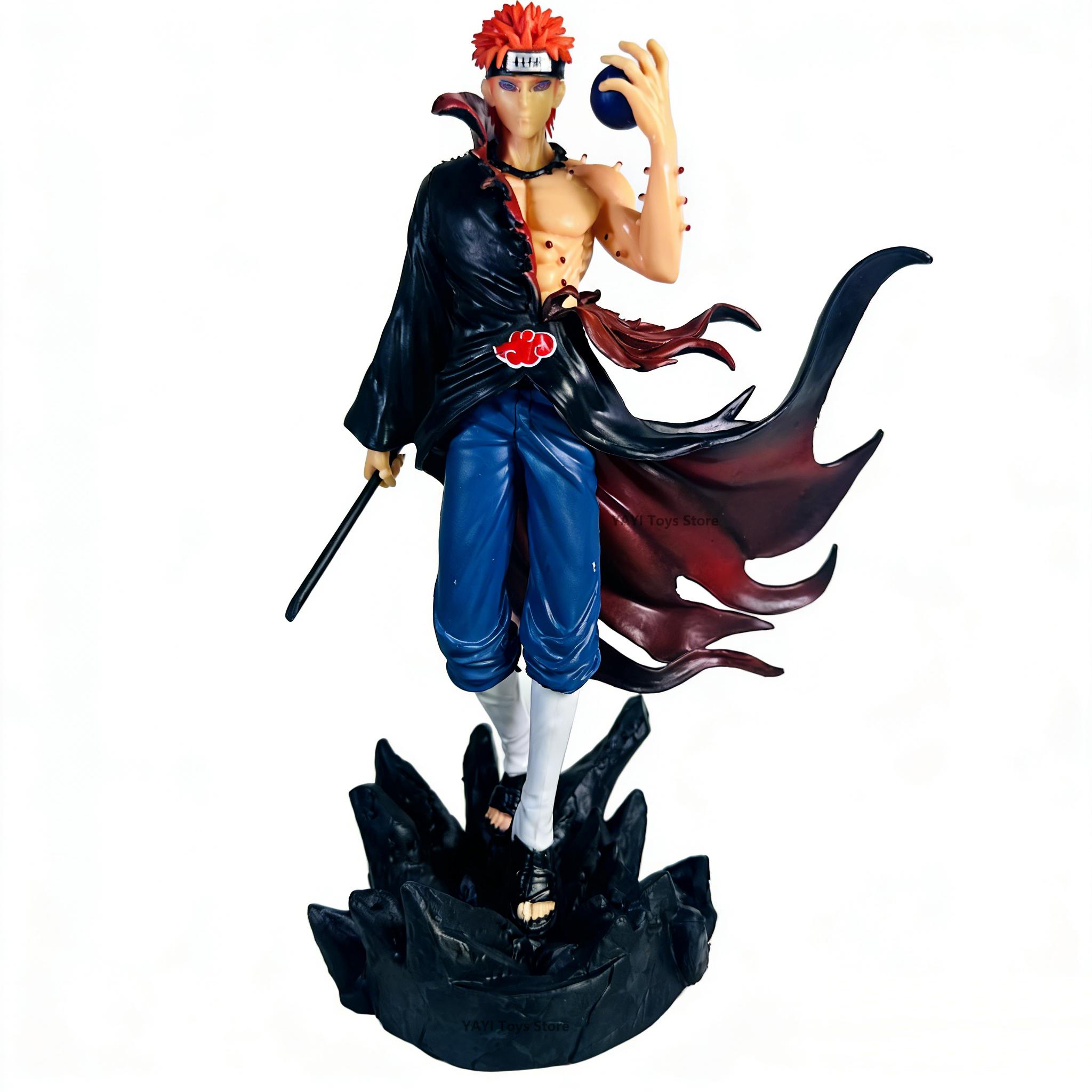 22cm Naruto Paine Anime Figur Zehn Jahre Hundert Ninjas GK Geschenke Action Figur Modell Statuen Sammlungen Spielzeug Geschenke black