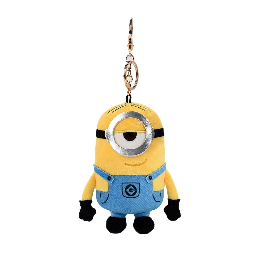 Ich Einfach Unverbesserlich Minions Plüsch Schlüsselanhänger Taschenanhänger Spielzeug Stoffpuppe Geschenk Cartoon 12cm Stewart
