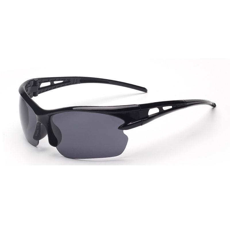 Unisex-Sonnenbrille mit Blendschutz, UV400, HD-polarisierte Sport-Tag-Nachtsicht-Sonnenbrille graue