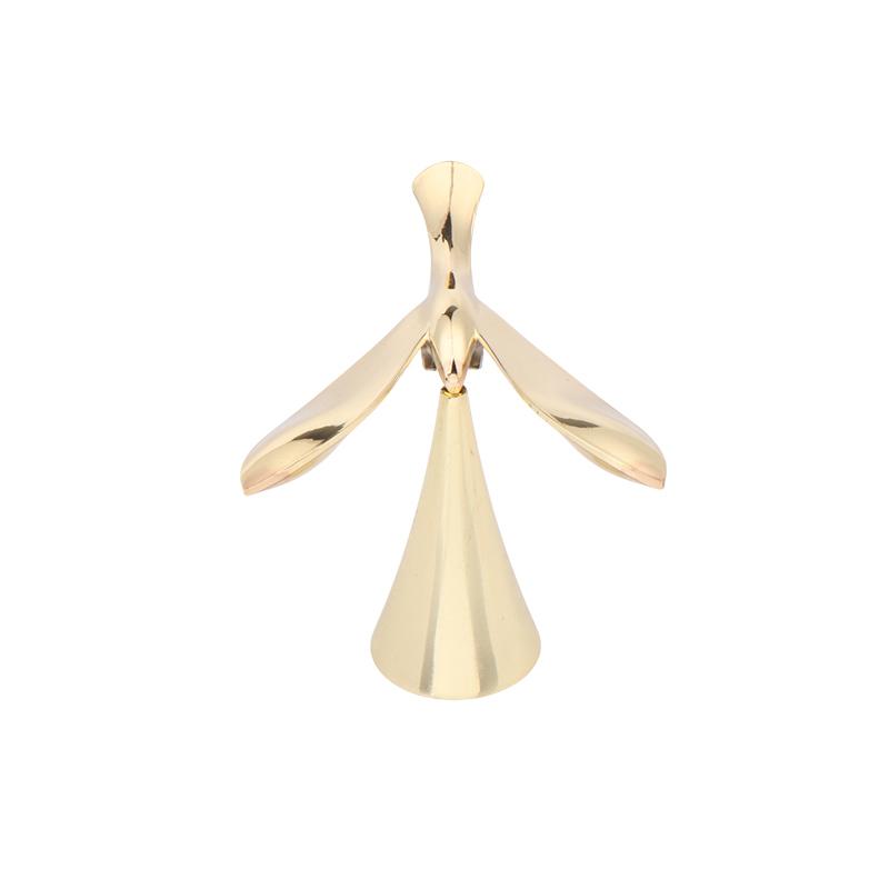Flaschenöffner mit fliegendem Vogel, glatte Oberfläche, 360 ° drehbar, Balance-Vogel-Flaschenöffner, Zinklegierung, Zubehör, Vogel, dekorative Ornamente 8.5*13cm gold
