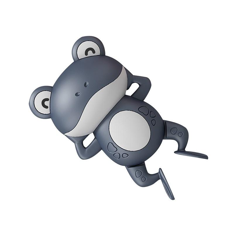 Baby Schwimmen Bad Spielzeug Niedlichen Cartoon Tier Frosch Uhrwerk Bad Spielzeug Kleinkind Schwimmen Wasser Spielzeug blau