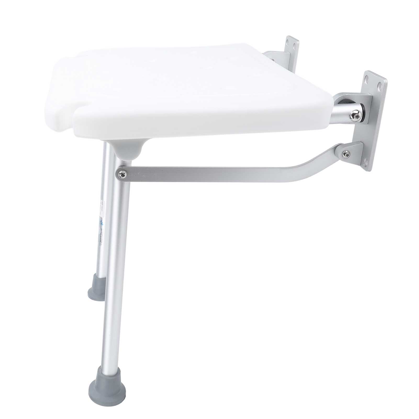 Faltbare Dusche Stuhl Stabile Struktur Anti Slip Aluminium Legierung Wand Montiert Dusche Bad Bank für