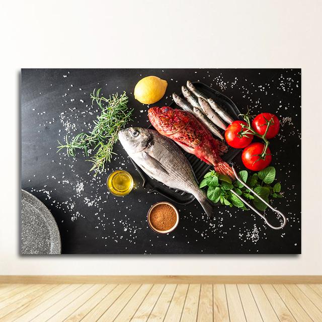 Lebensmittel, Körner, Gewürze, Poster und Drucke, Wandkunst, Bilder für Wohnzimmer, Gewürze, Paprika, Küche, Dekoration, Leinwandgemälde 21x30cm No Frame