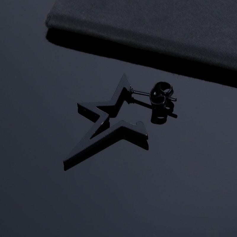 1 Paar Stern-Anhänger-Ohrringe, baumelnde Ohrringe, geometrische Stern-Ohrringe