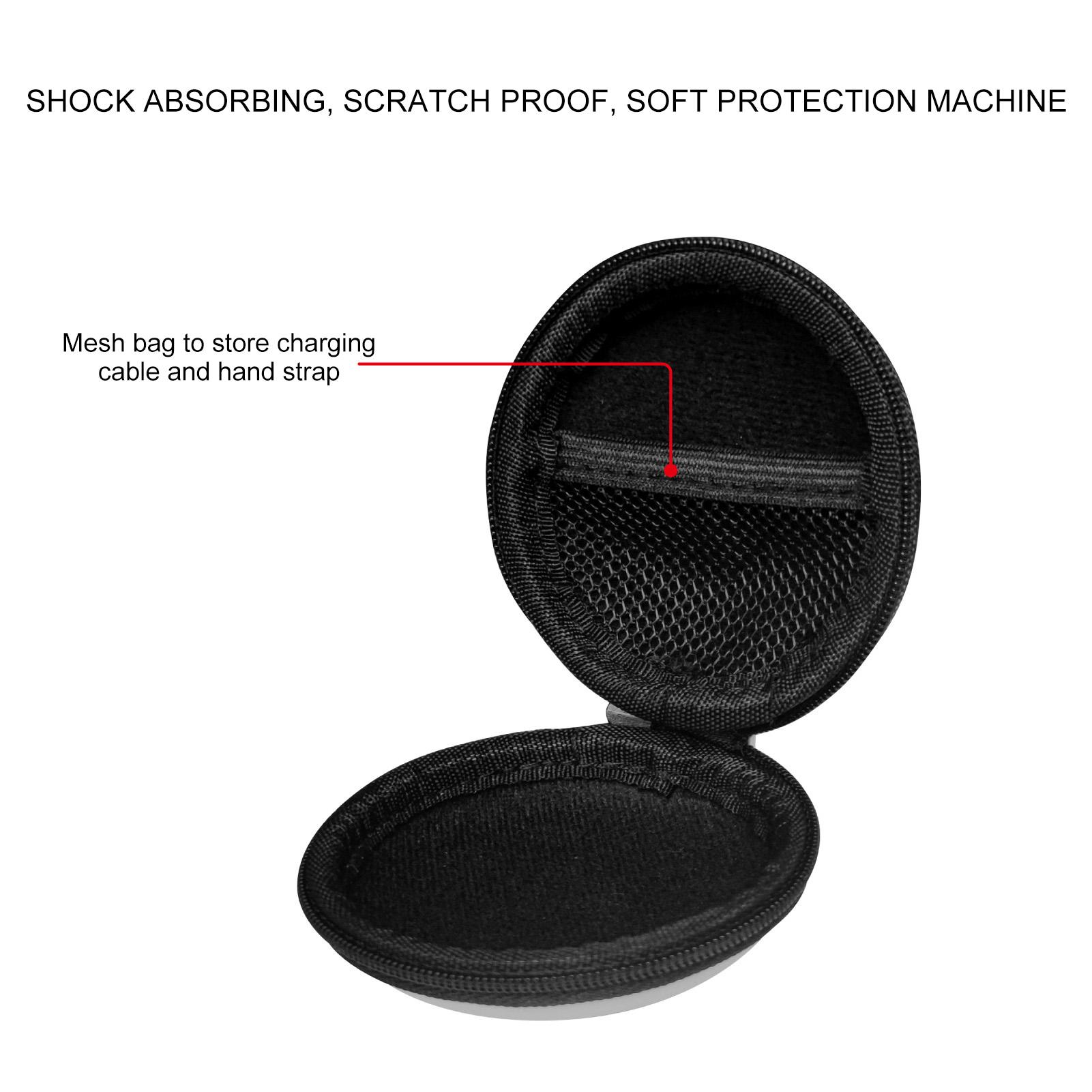 Tragetasche für Spielkonsole, tragbar, kompakt, stoßfest, vollständiger Schutz, EVA-Hartschalenkoffer für