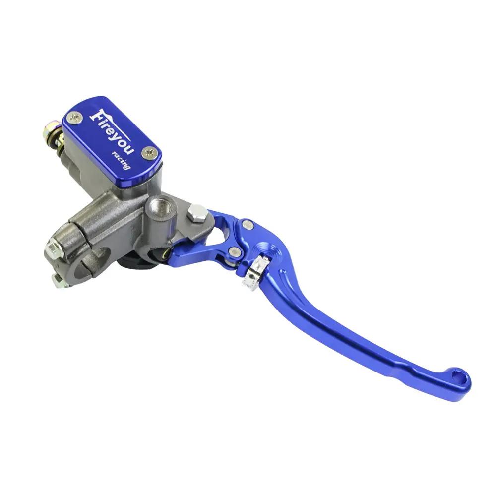 7/8  22mm Motorrad CNC Hydraulische Kupplung Kit Hebel Master Zylinder 125 ~ 250cc für HONDA YAMAHA DUCATI Aprilia Dirt Bike moped blue