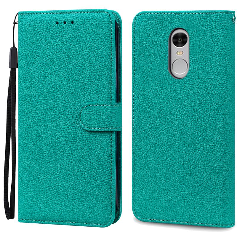 Für Xiaomi Redmi Note 4 Hülle Note 4X Leder Klapphülle Für Xiaomi Redmi Note 4 Global Brieftasche für Xiaomi Redmi Note 4X Handyhülle For Redmi Note 4 cyanblau