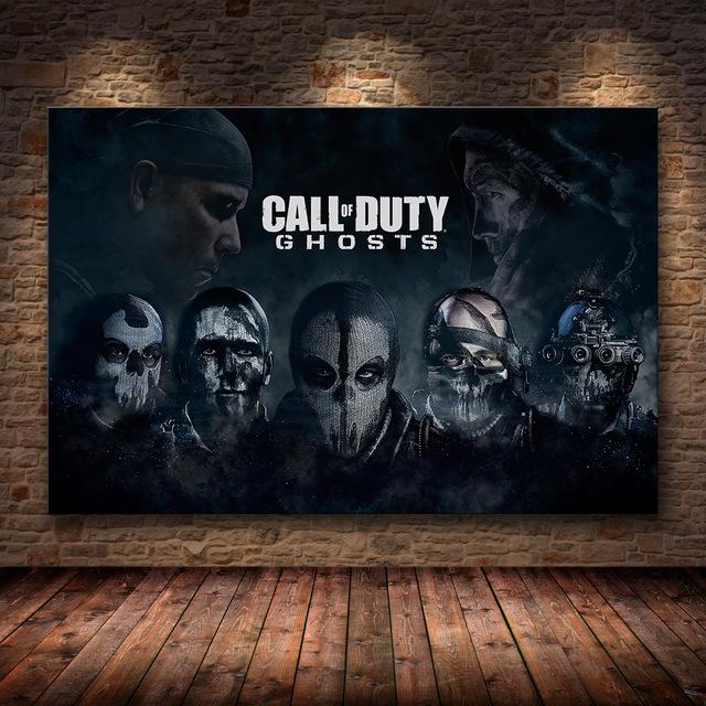 Klassisches berühmtes Spielposter Call of Duty, Leinwandgemälde, Dekoration für Heimdekoration, Poster und Drucke, Wandkunst, Bilder, Cuadros, ohne Rahmen 60*170cm
