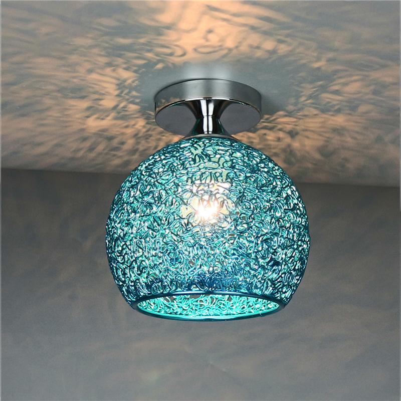 1 stücke Moderne Bunte LED Decke Lampe Schlafzimmer Kinderzimmer Balkon Gang Korridor Hause Lampe Beleuchtung (Ohne Glühbirne) blau