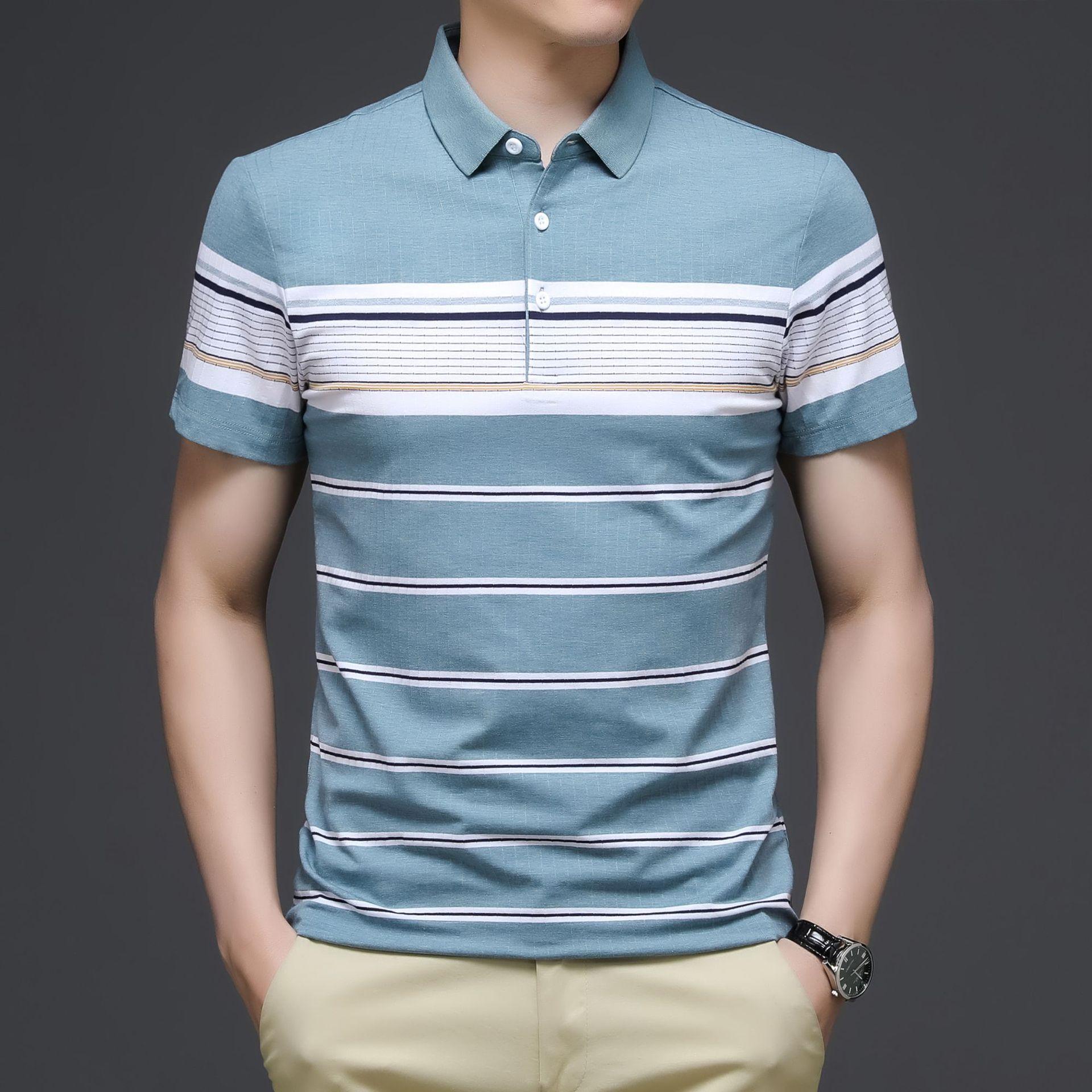 Herren Kurzarm-T-Shirts für junge und mittelalte Männer Sommerkleidung Neue Herren Kurzarm-T-Shirts Kleidung XXXXL