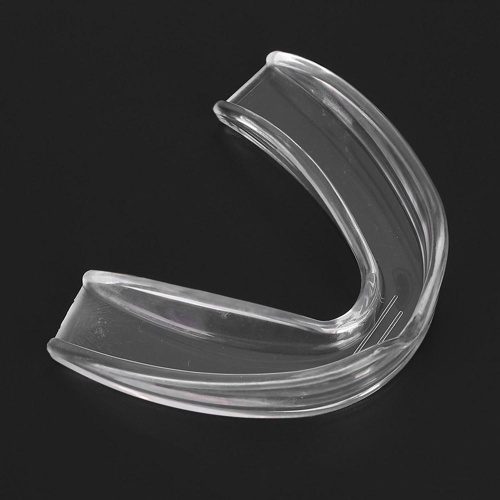 Kinder Erwachsene Transparent Mundschutz Zähne Zahnschutz für Boxen Basketball Rugby (L)