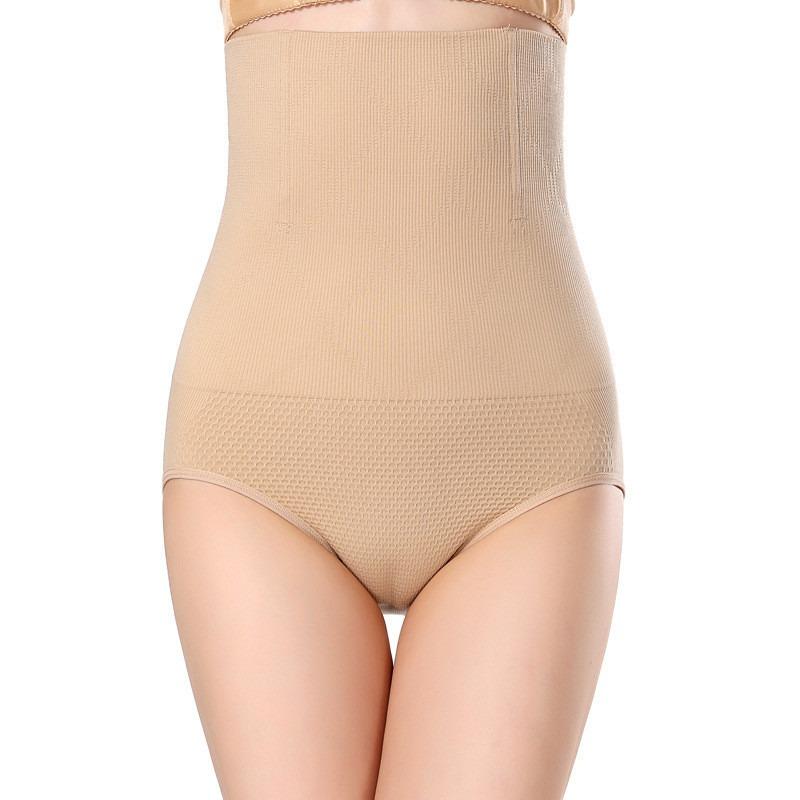 Hohe Taille Damen Formende Slips - Atmungsaktive Schlankmachende Bauchkontrolle Hüfthebendes Korsett Slips Mädchen Shapewear Unterwäsche 3XL-4XL (80-90KG)