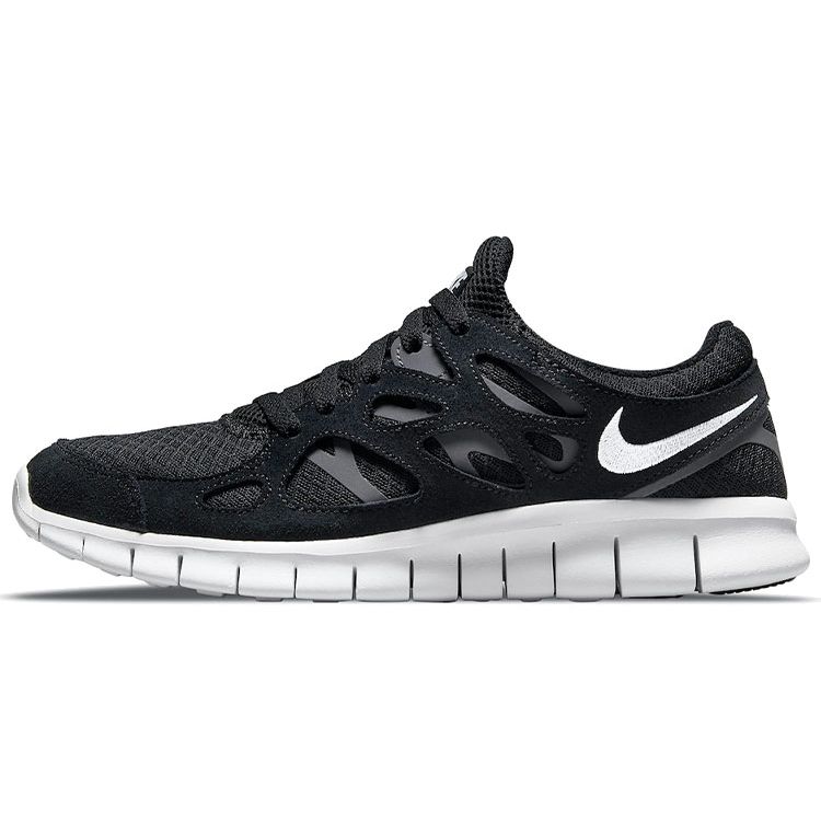 Nike Free Run 2 Schwarz Weiß Herren Sneaker Dunkelgrau 537732-004 41